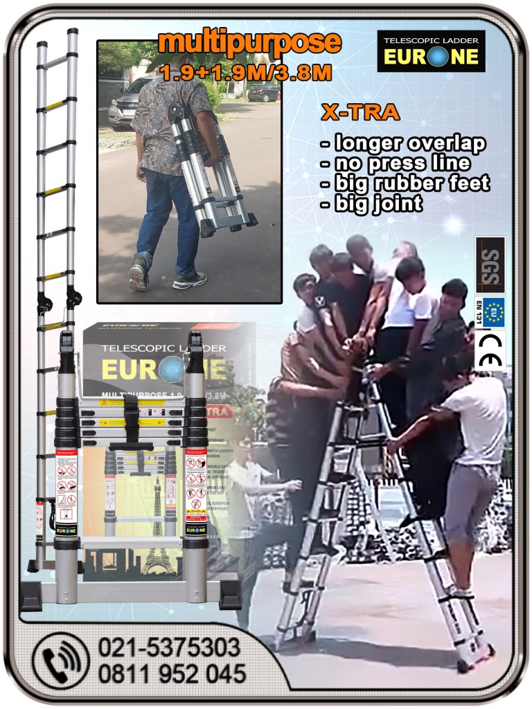 tangga teleskopik 2 meter